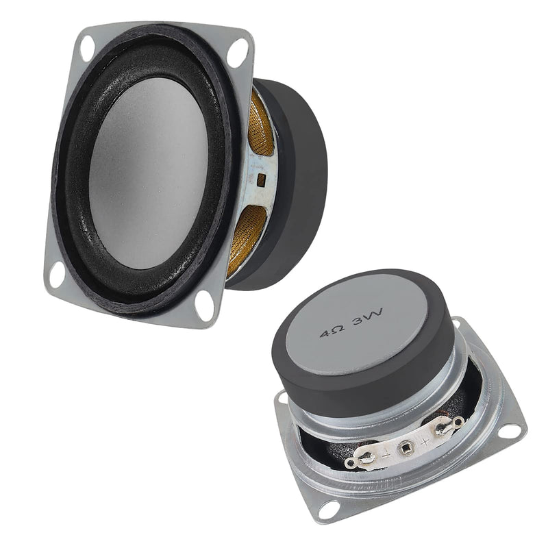 [Australia - AusPower] - D-FLIFE 2" 4Ohm 3W Full Range Audio Speaker Stereo Woofer Loudspeaker for Arduino (2pcs) 2pcs 