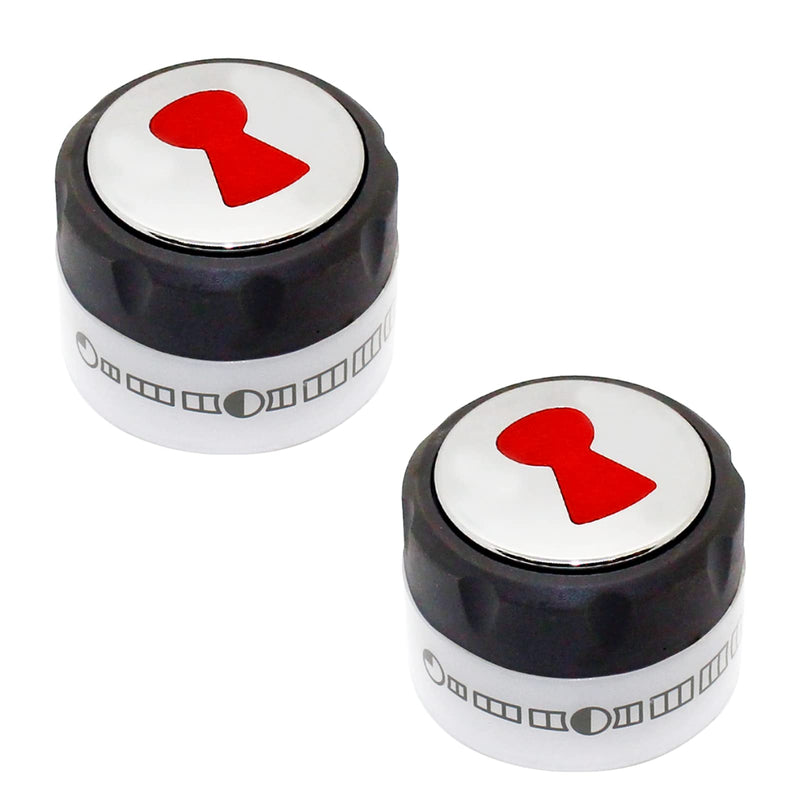 [Australia - AusPower] - Upgraded 70867 Control Knobs（OEM） Compatible with Weber Lighted Knob Summit Burner Knobs 2-3/8 Diameter Summit 400/600(2007-2011) for Summit S-670 E-670 E-470 S-470 2-Year QA 70867 Knobs 