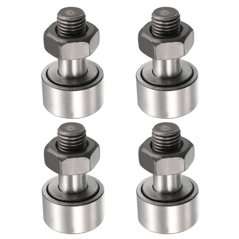 [Australia - AusPower] - Cam Follower Track Runner Bearings, CF12/KR30 Needle Roller Bearing 30mm Roller Diameter Stud Type Track Cam Followers for Machine Tool Guide Rail and 3D Printers 4pcs 4 CF12/(KR30) 