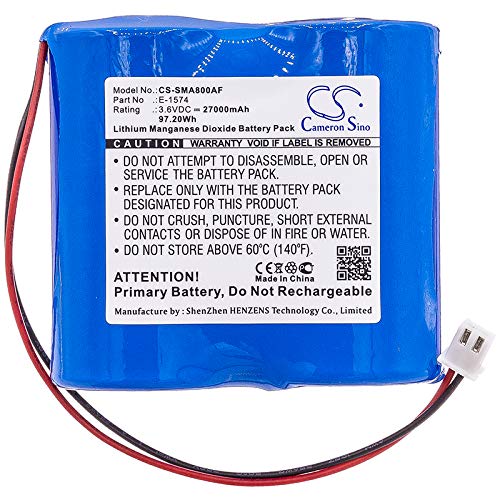 Cameron Sino Battery for Siemens MAG 8000 FlowMeter PN:Siemens E-1574 27000mAh / 97.20Wh