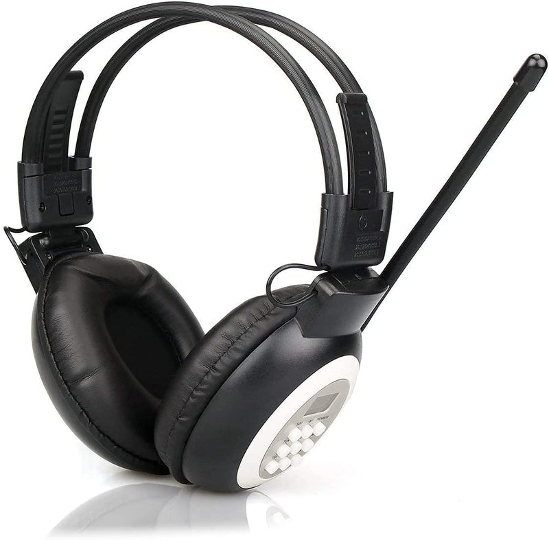 [Australia - AusPower] - AM FM Radio Headphones, Personal Portable Radio Headset am/fm Digital with Best Reception for Jogging, Mowing, Cycling, Meeting, Powered by 2 AA Batteries (Not Included)…… am/fm headphones 