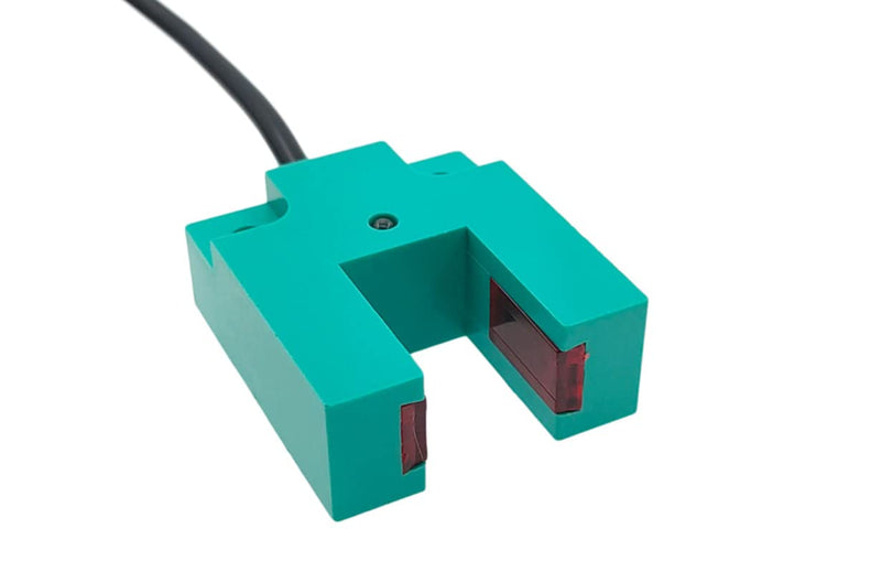 Fork Light Barrier 6 to 36 Volt NO PNP Detection Range 15 mm U-Photoelectric Light Sensor (15 mm - PNP NO) 15 mm - PNP NO