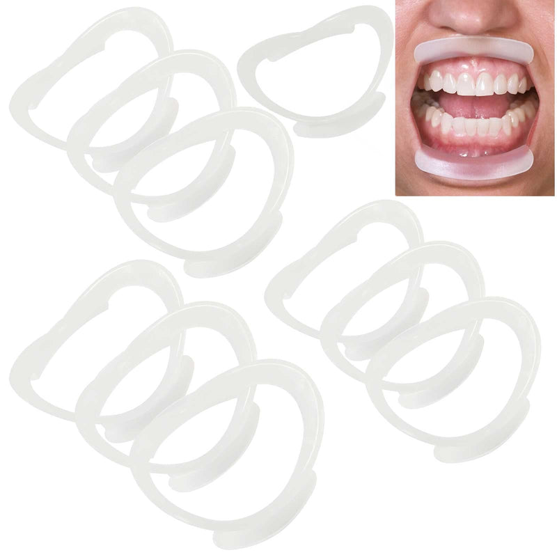 [Australia - AusPower] - 10 Pcs Lip Ring Retractor, Dental Grade Mouth Opener For Speak Out Games, Cheek Expansion Mouthpiece Game Tool For Party Hilarious Family Kids Fun Gaming 