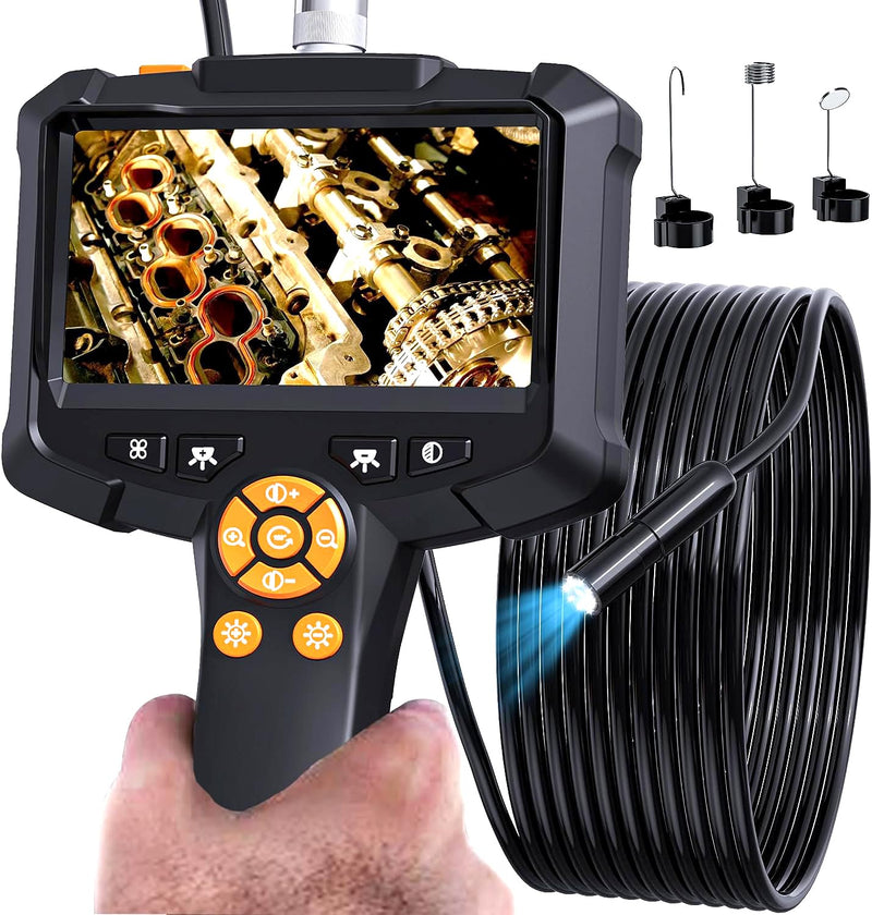 [Australia - AusPower] - Daxiongmao Borescope, 4.3" Endoscope Camera with Light, IP67 Waterproof Endoscope, 1080 HD Inspection Camera, Borescope Camera with Light, Snake Camera, 16.5ft Endoscope Camera, Gadgets for Men 