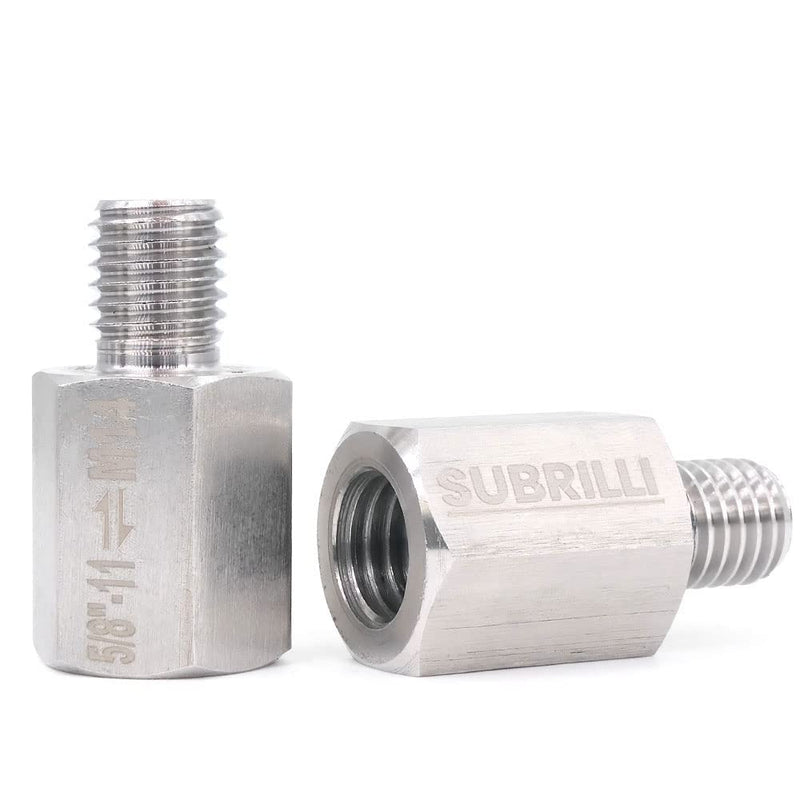 [Australia - AusPower] - 2-Pcs Angle Grinder Attachments Adapter 5/8"-11 Female to M14 Male Converter for Drill Bits Cup Wheels Backer Pads 2 