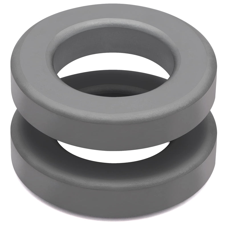 [Australia - AusPower] - 2pcs 2.4X1.4X0.5inch Toroid Core,Ferrite Rings Toroid core Iron 