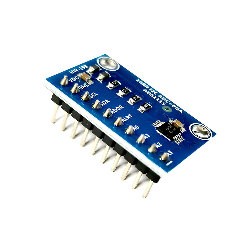 [Australia - AusPower] - SHILLEHTEK, Pre-Soldered, ADS1115, 4 Channel, I2C, IIC, Analog-to-Digital, ADC, PGA, 16 Bit, 16 Byte Converter, Programmable Gain Amplifier, High Precision ADC Converter, Arduino, Raspberry Pi 