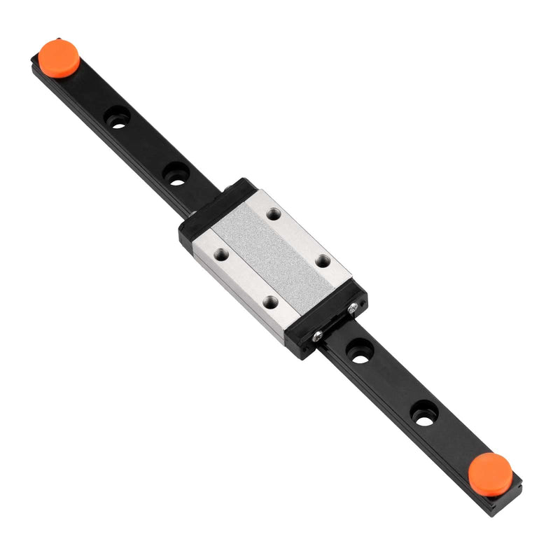 [Australia - AusPower] - 400mm MGN9 Linear Sliding Rail Guide with a MGN9H Carriage Block for 3D Printer and CNC Machine,Black (MGN9H, 400mm) 