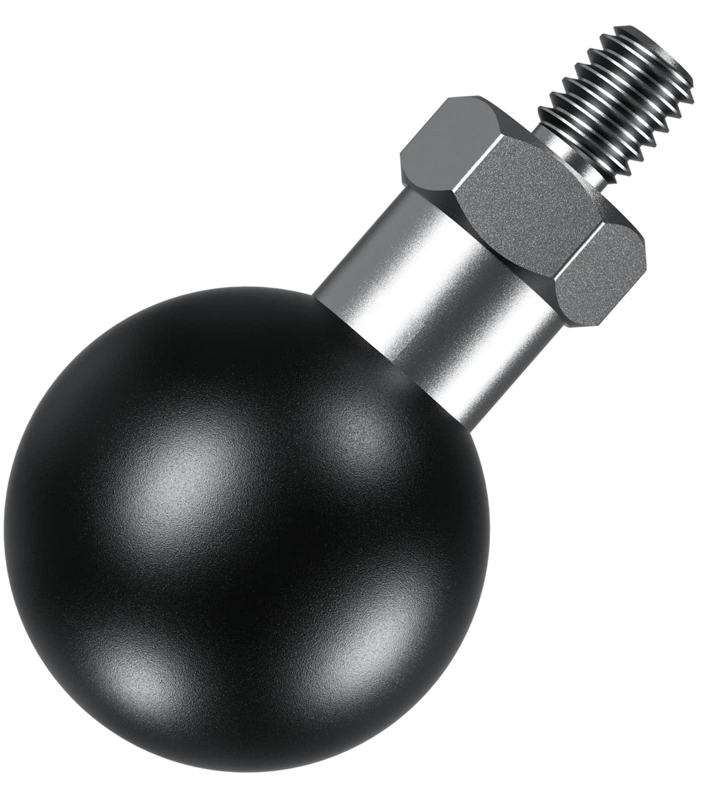 [Australia - AusPower] - BRCOVAN 1'' Ball Adapter with M6 x 1.0 Threaded Post Compatible with RAM Mounts B Size 1 Inch Ball Double Socket Arm 