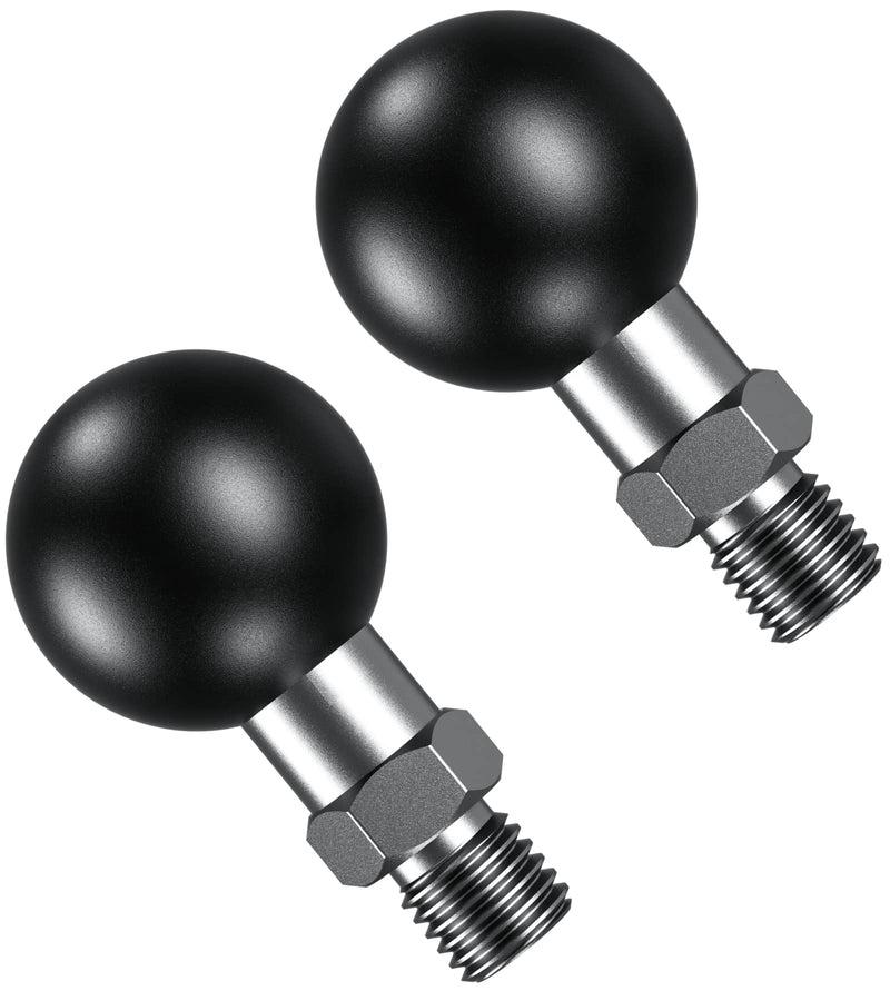 [Australia - AusPower] - BRCOVAN 2 Pack, 1'' Ball Adapter with 3/8''x-20 Threaded Post Compatible with RAM Mounts B Size Double Socket Arm 