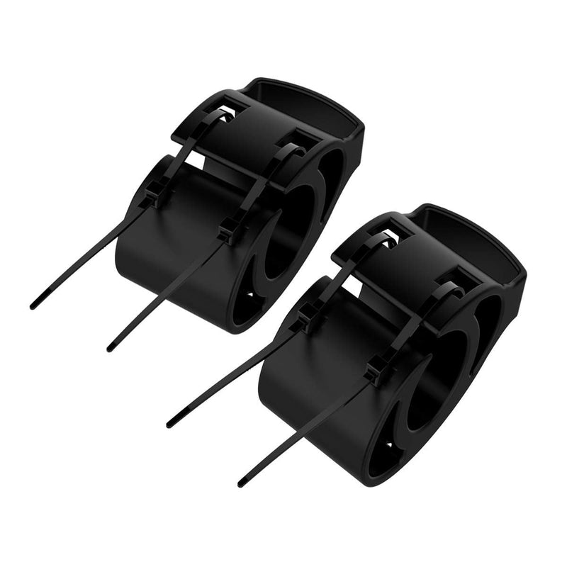 [Australia - AusPower] - TenCloud 2-Pack Bicycle Handlebar Mount Bracket Kit W/Zip Ties Compatible with Garmin Forerunner, Approach, Fenix Watches 