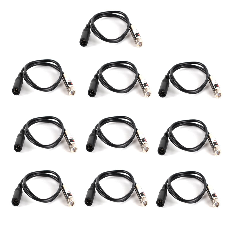 [Australia - AusPower] - 650nm red line laser module industrial laser module adjustable focus line length 19.7″ DC plug diameter 10mm (10mm-line-10pack) 10mm-line-10pack 