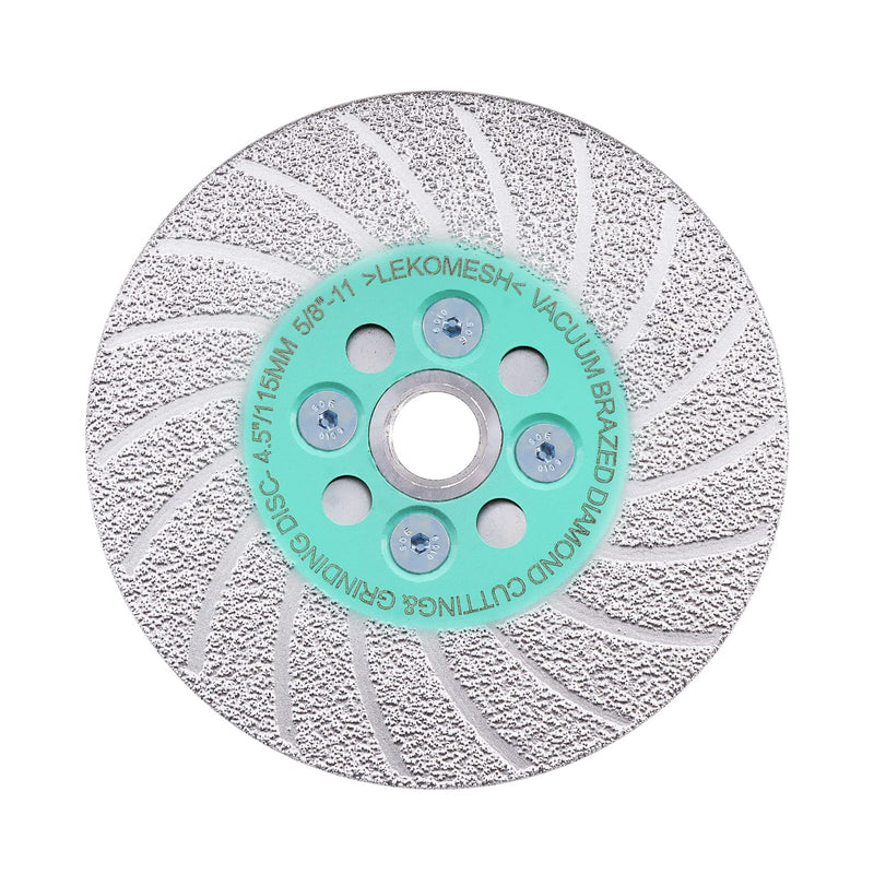 [Australia - AusPower] - Grinding Cutting Diamond Blade - Diamond Grinding Wheel 4-1/2"/115mm, Granite Grinding Wheel for Shaping Porcelain Stoneware,Tile,Ceramic,Granite,5/8"-11 Thread 4.5"/115mm 