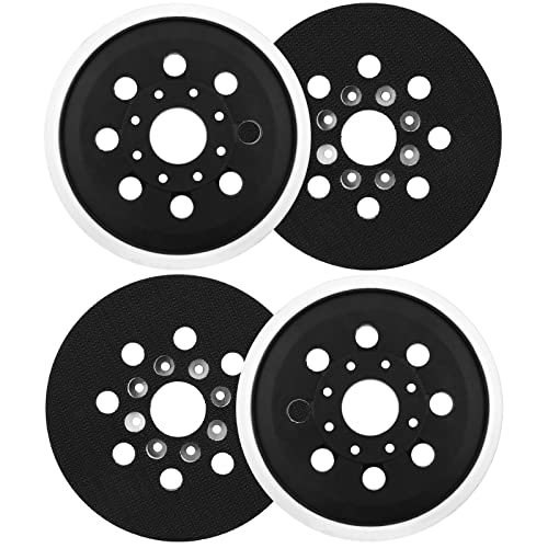 Gnellkoor 5-inch hook and loop orbital sander pad replacements for Bosch ROS20VS, 4-pack
