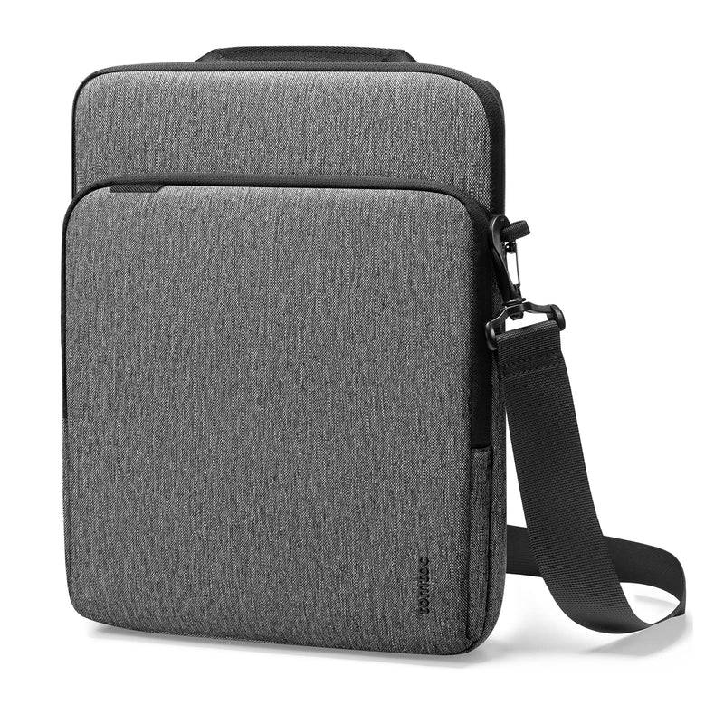 [Australia - AusPower] - tomtoc Tablet Shoulder Bag for 12.9-inch New iPad Pro M2&M1 2022-2018 with Magic Keyboard and Smart Keyboard Folio, Surface Pro 8/X/7+/7/6/5, Spill-Water Resistant Cordura Fabric Tablet Sleeve 