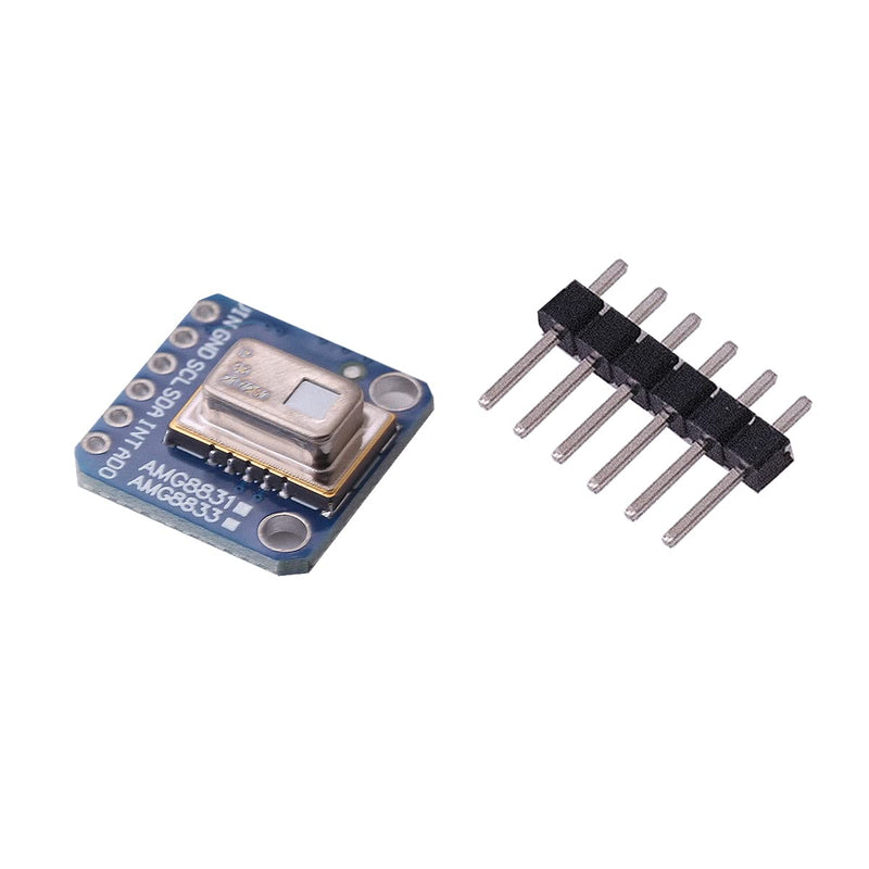 [Australia - AusPower] - DUNSIHUI AMG-8833 Thermal Camera Sensor AMG8833 88 IR Breakout Imager Array Temperature Sensor Module for Ardu ino Rasp Berry Pi Grid-Eye 8x8 Infrared Camera Array Board IIC I2C 3-5V 
