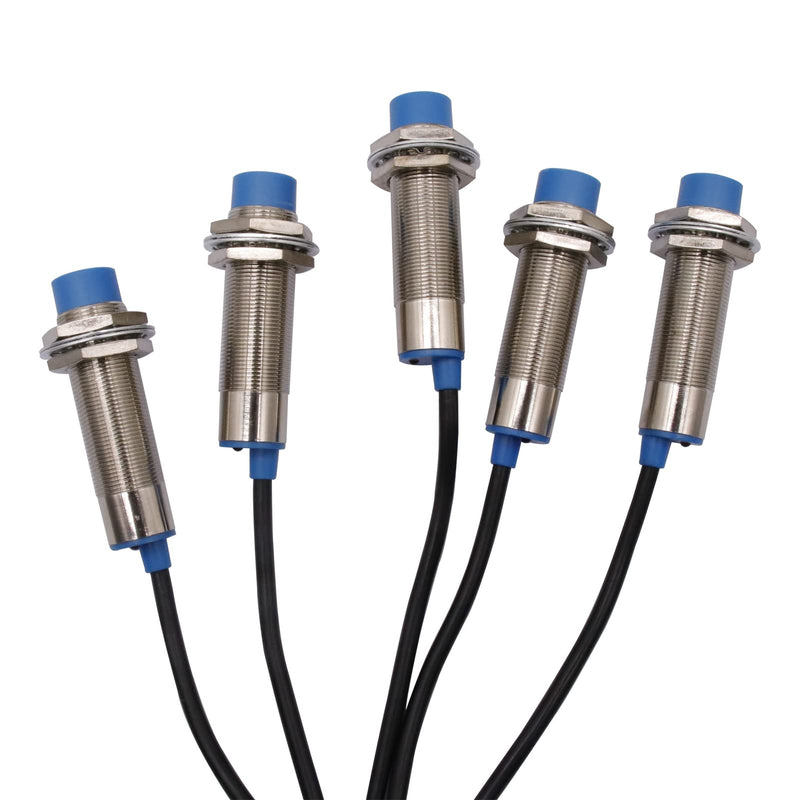 [Australia - AusPower] - 5Pcs LJ18A3-8-Z/BY NO Normally Open Inductive Proximity Sensor Switch PNP DC6V-36V M18 3 Wire Detector 8mm 