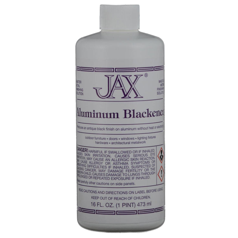 [Australia - AusPower] - JAX Aluminum Blackener - Metal Finishing Solution - Antique Finish without Heat or Electricity - Pint 