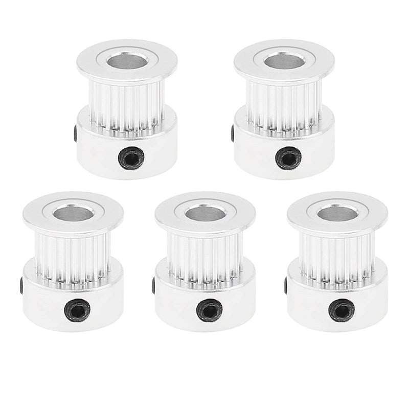 [Australia - AusPower] - 5 Pack GT2 Pulley 16 Teeth 5mm Bore 16T Timing Belt Pulley Wheel Aluminum for 3D Printer 6mm Belt 16T Bore 5mm 