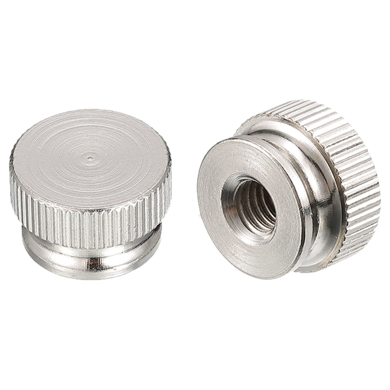 [Australia - AusPower] - uxcell Knurled Thumb Nuts, 5pcs M6 x D16mm x H10mm Carbon Steel Knurled Nut with Collar High Head Blind Hole Knurled Thumb Nuts for 3D Printer Parts M6 x 16mm x 10mm 5 