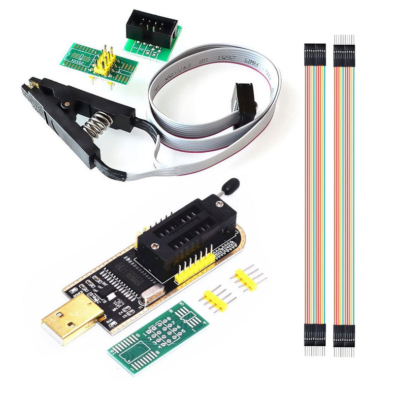 [Australia - AusPower] - EEPROM Programmer & CH341A Programmer (CH341A + SOIC8 Clip + Dual Conversion Plate 