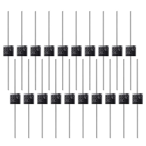 20 x Schottky Diode (30A 50V) Axial 15SQ045 for Solar Panel Parallel Reflow Protection Diodes, High-Voltage Diode, Rectifier for Electronic Components (15SQ045)
