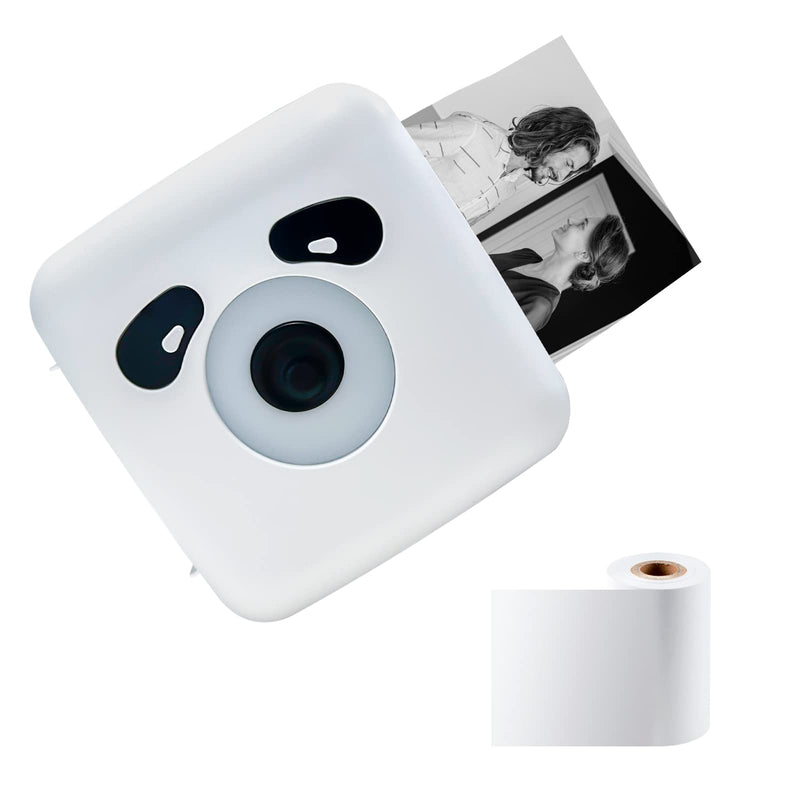 [Australia - AusPower] - vretti Portable Thermal Printer TP6S, Bluetooth Mini Pocket Printer Compatible with Android & iOS, 300DPI Wireless Pocket Picture Printer for iPhone Working Listing, Notes, Journal, Travel TP6-S+1roll 
