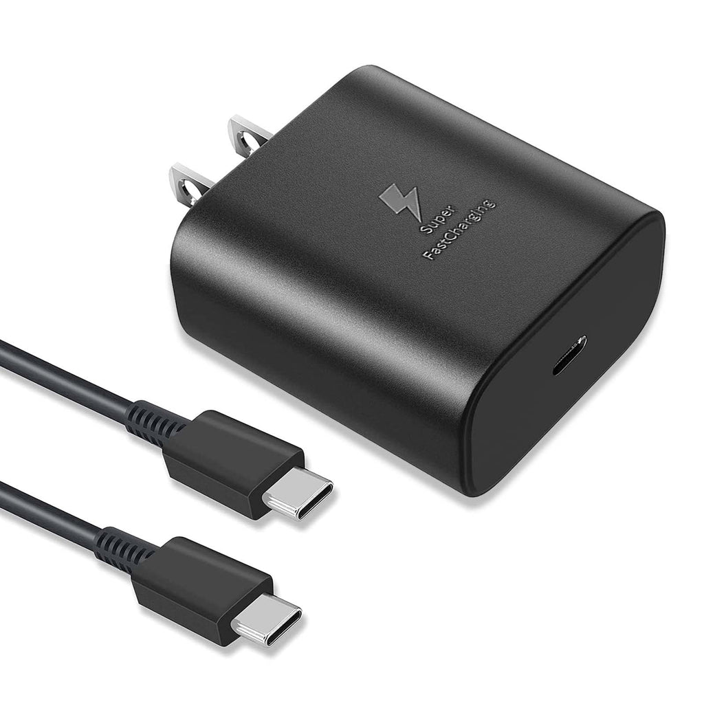 [Australia - AusPower] - 25W USB-C Fast Wall Charger Charging Cable Cord for Samsung Galaxy Z Fold 4,Z Flip 4,Z Fold 3,A10e A13 A12 A32 A52 A51 A71 A72 A73 A33 5G,S22 Ultra/S22 Plus,S21 S20 Ultra, Note 20 10 9 8, Tab A8 