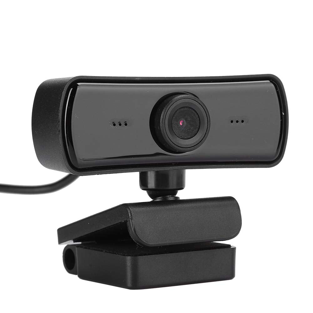 [Australia - AusPower] - ASHATA HD Web Camera,Webcam USB Camera Builtin Microphone Computer Accessory,4K Full HD Computer Camera for Live BroadcastNet Class, Plug and Play. (Black) Black 