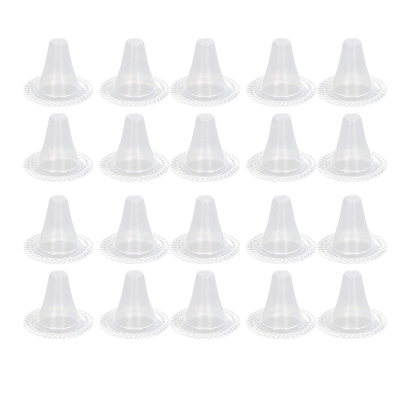 [Australia - AusPower] - 20 Count Disposable Transparent Ear Thermometer Probe Covers Refill Pack 