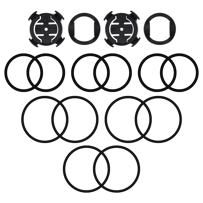[Australia - AusPower] - 2 Sets Quarter-Turn Bike Mount Kit Compatible with Garmin Edge/Plus/Explore/Touring Compatible with XOSS G/G+ Cycling Mount 