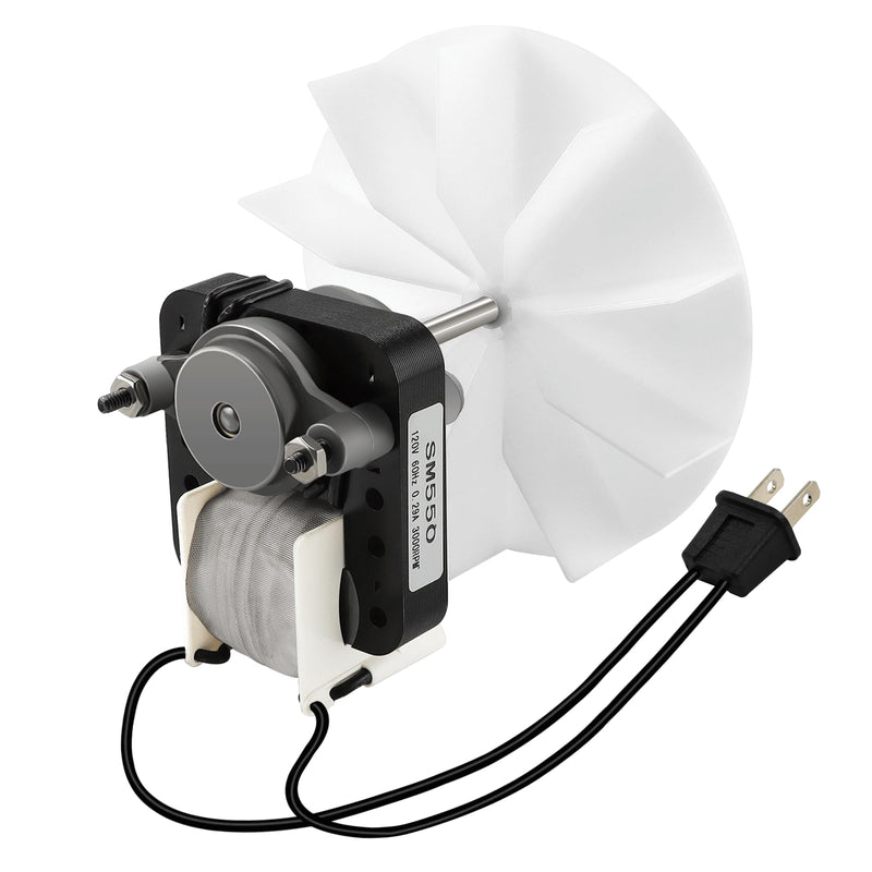 [Australia - AusPower] - Universal Bathroom Fan Motor Replacement by PANDEELS - SM550 Electric Vent Fan Motor Kit - Replacement for Nutone Broan 50 CFM 120V 3000 RPM - Replace C01575 65100 EM550 EM750 