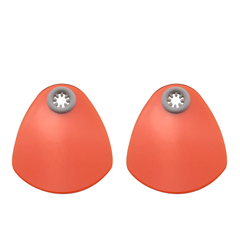 [Australia - AusPower] - 2pcs Dental Shield for Dental Curing Light for Dental Use Plastic Dental Shield Plate Shade Board Curing Light Hood for Curing Lamp Replacement 