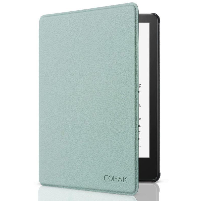 [Australia - AusPower] - CoBak Kindle Paperwhite Case - All New PU Leather Cover with Auto Sleep Wake Feature for Kindle Paperwhite 11th Generation 6.8" and Signature Edition 2021 Released ***A-sage green 