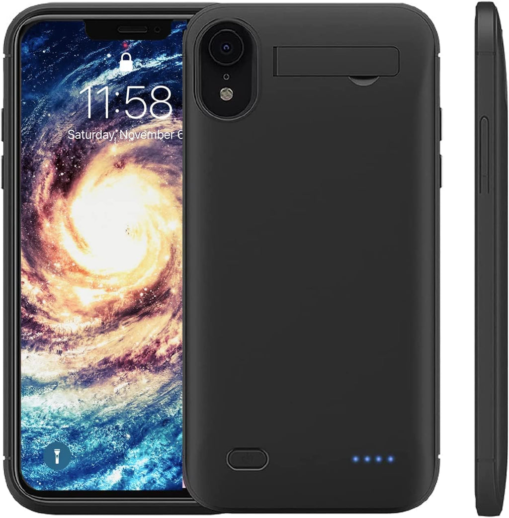 [Australia - AusPower] - HUGUODONG Battery Case for iPhone X/XS/10(5.8 inch), [8200mah] Portable Protective Charging Case Extended Rechargeable Battery Pack Charger Case Compatible with iPhone X、 iPhone Xs 