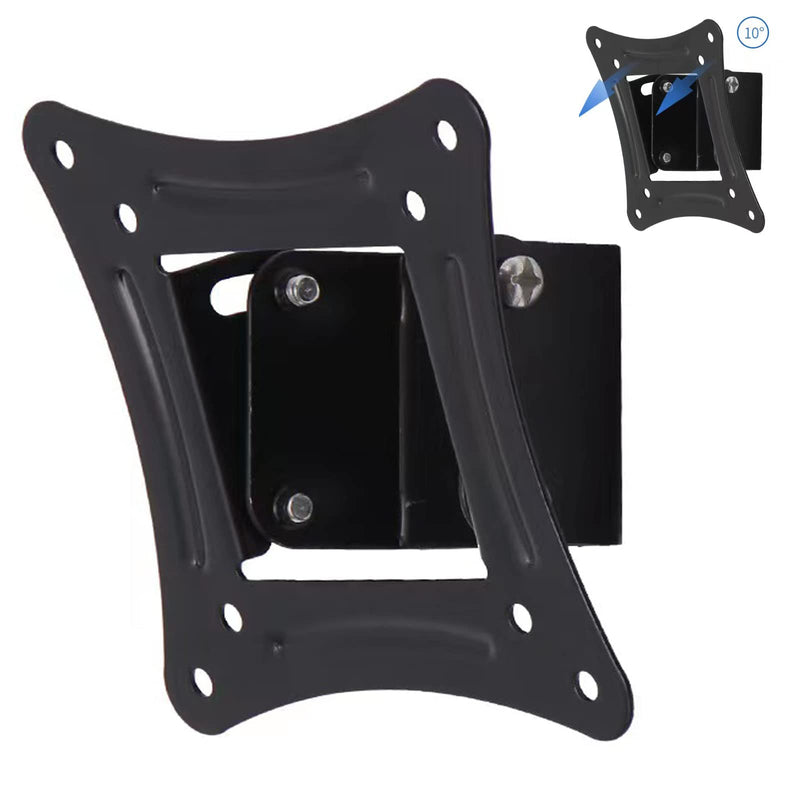 [Australia - AusPower] - Tilting TV Wall Mount Monitor Wall Mount Camper 14-24 Inch LED LCD Small Monitor Bracket with Screw Black 