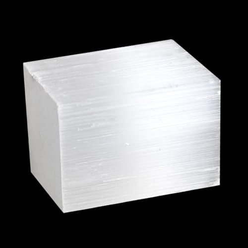 1 Pc Selenite Cube About 70g, Selenite Pocket Energy Stone 4*3*3cm(1.57“ *1.18” *1.18“ )