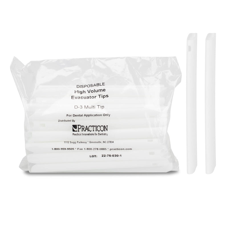 [Australia - AusPower] - Practicon Unscented Max-Vac Evacuator Tips, Dental High Volume Evacuator Disposable Tip, 50 Pack 