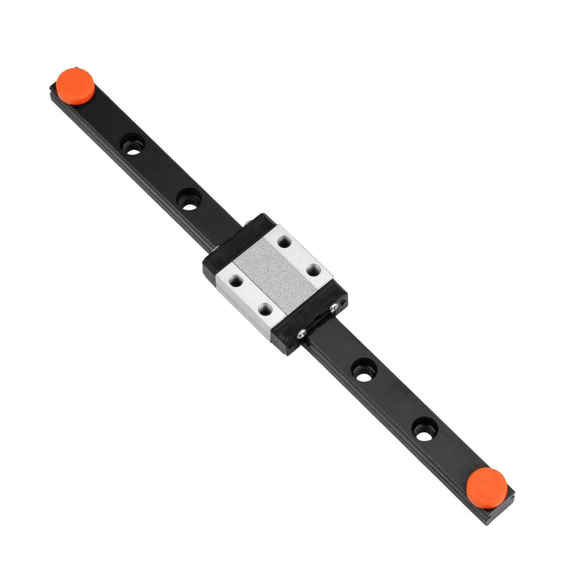 [Australia - AusPower] - 350mm MGN9 Linear Sliding Rail Guide with a MGN9C Carriage Block for 3D Printer and CNC Machine,Black (MGN9C, 350mm) 