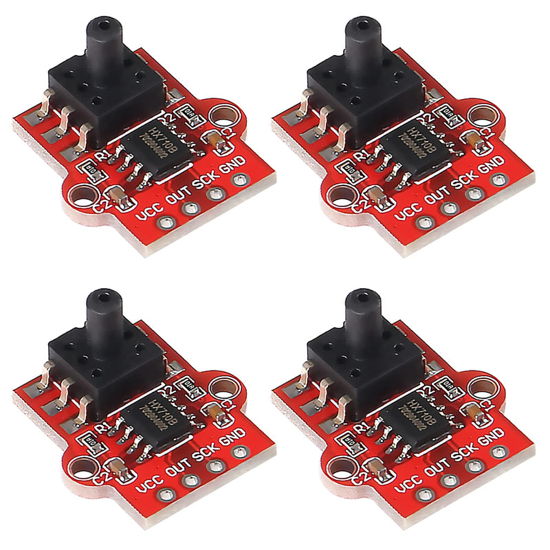 [Australia - AusPower] - 4pcs Air Pressure Sensor Module 3.3-5V Digital Barometric Liquid Water Level Controller Board 0-40KPa Air Pressure Sensor Connect 2.5mm Soft Tube 