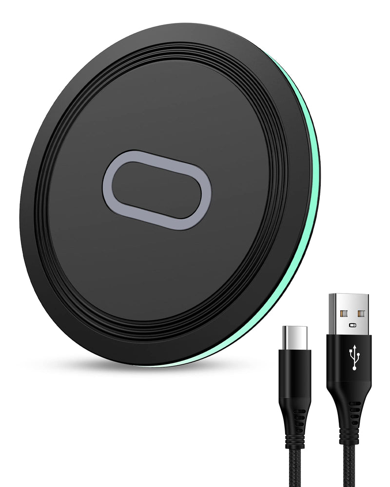 [Australia - AusPower] - 1Pack Wireless Charger Pad, 15w Max Fast Wireless Charging Mat for Google Pixel 7a 7 Pro 6 5 4 XL 3, Galaxy S23 S22 S21 Ultra, iPhone 14 Pro Max 14 13 12 11 XR 8 Plus, Wireless Phone Charger Station 1 