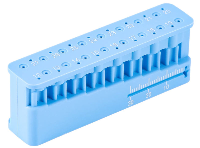 [Australia - AusPower] - JMU Dental Endodontic Measuring Tools Holder Autoclaveable Endo Files Block Measuring Instrument Ruler 