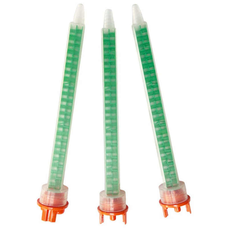 [Australia - AusPower] - CosmoMix Square Static Mixer Nozzle Tube Tip, F System for 4:1/10:1 Mixing Ratio,7.1 Inches, 24 Elements, 10 Pieces Epoxy Mixing Nozzle Tip, For AB Glue Acrylic Adhensive Gun Mixer (RSF10-11-24S) RSF10-11-24S 