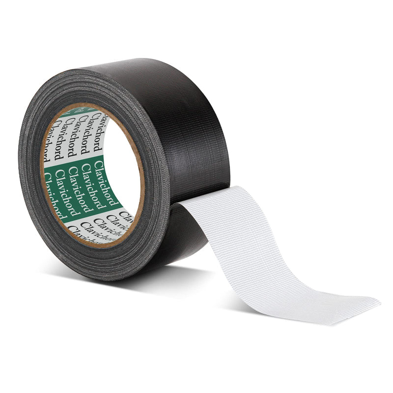 [Australia - AusPower] - Black Duct Tape Heavy Duty - 1.88 In 35 Yds Waterproof No Residue Industrial Grade Strong Adhesive Tear by Hand Duct Tape for Multi Purpose Home Repair , Indoor or Outdoor Industrial Use 1 Roll 