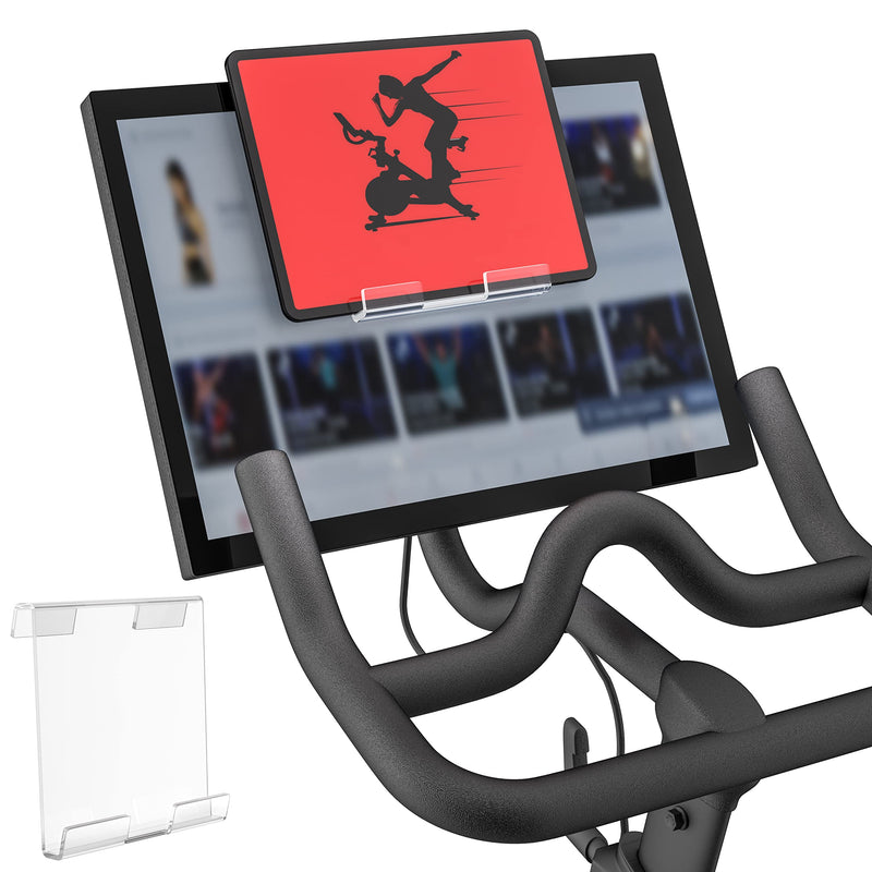 [Australia - AusPower] - Crostice Tablet Holder Mount Compatible with Peloton Bike & Bike Plus & Row & Tread, Holder for iPad, Phone Holder Tablet Stand for Most Exercise Bike & Treadmill Accessories, Compatible with MYX Bike 