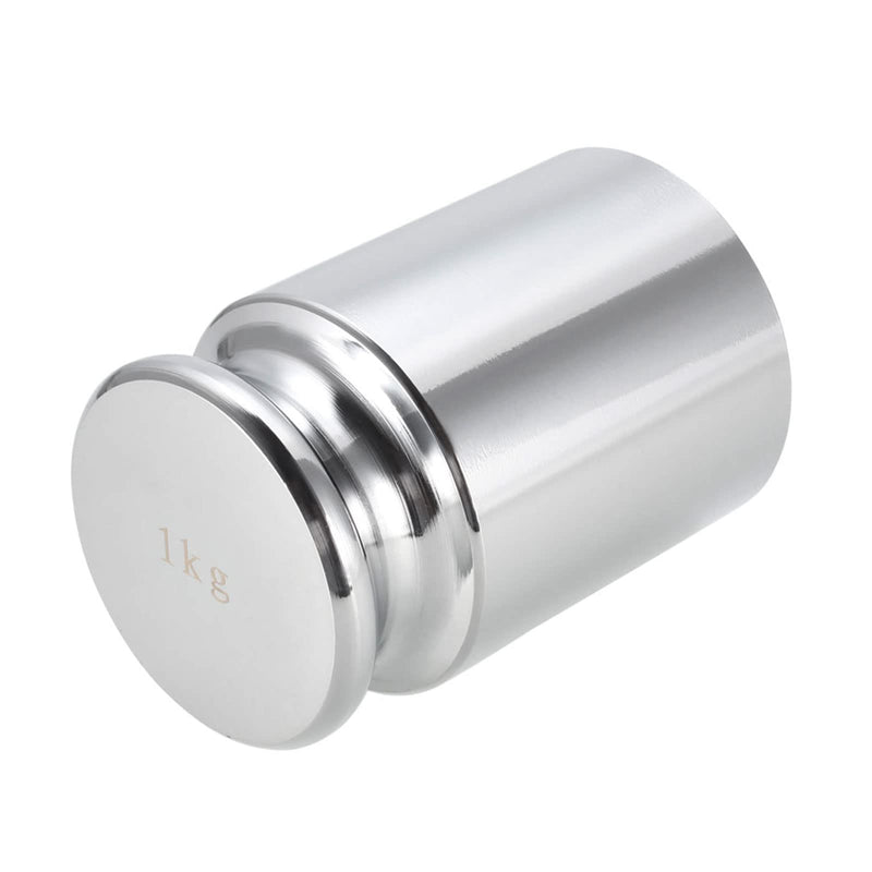QUARKZMAN 1 kg calibration weight x 1 piece. Chrome-plated steel gram weight for digital jewelry scales and balance test, [M1 precision]