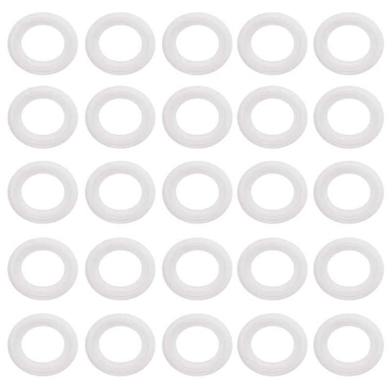 [Australia - AusPower] - DERNORD Silicone Gasket Tri-Clover (Tri-clamp) O-Ring - 1.5 Inch (Pack of 25) Pack of 25 