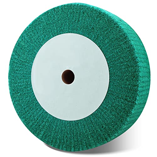 8" Bench Grinder Wheels, 240 Grit Tight Weave Tough Buffing Polishing Wheel 1Pcs(8"x2" 240#)