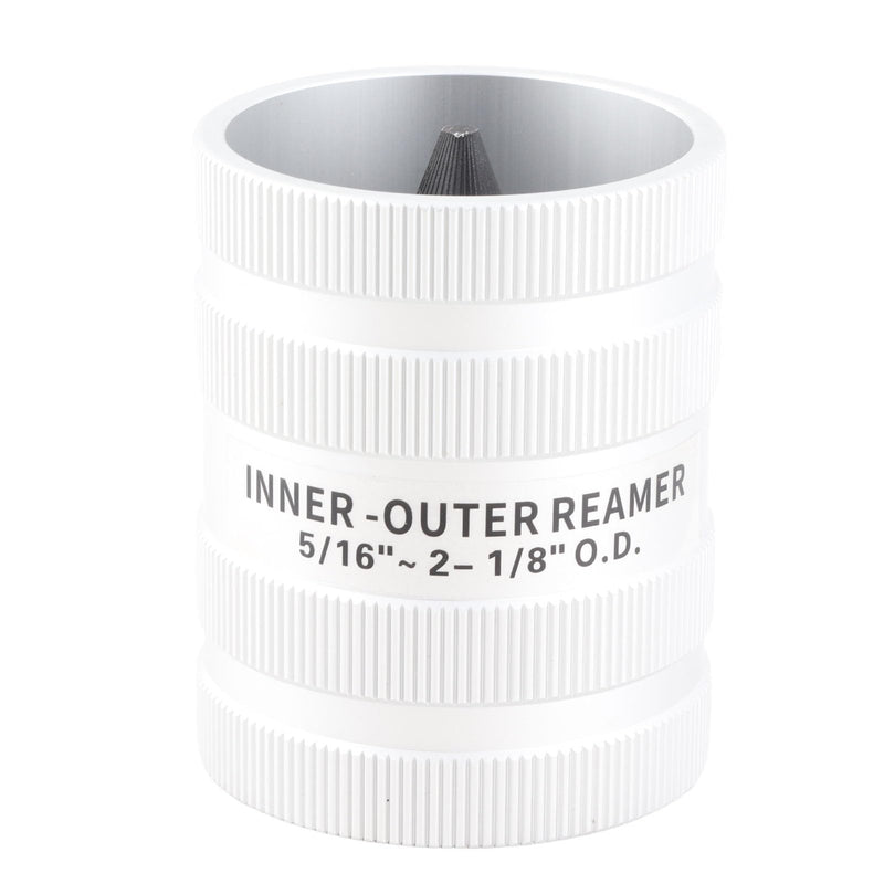 Pipe Reamer Deburring Tool Heavy Duty 5/16" to 2-1/8" OD Chamfer Tool for PVC PPR Copper Brass Aluminum Steel Pipe