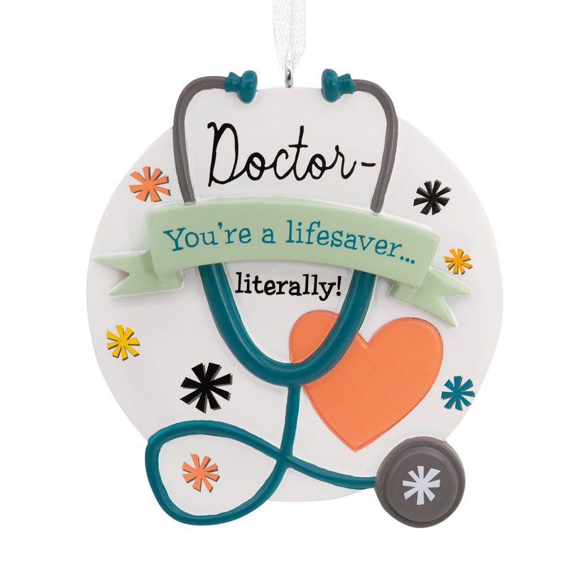 [Australia - AusPower] - Hallmark Doctor Lifesaver Stethoscope Christmas Ornament 
